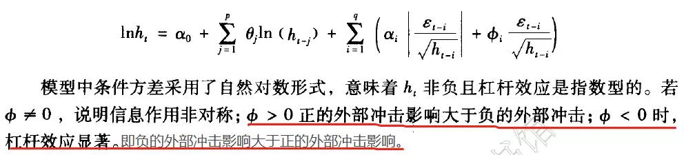 EGARCH模型