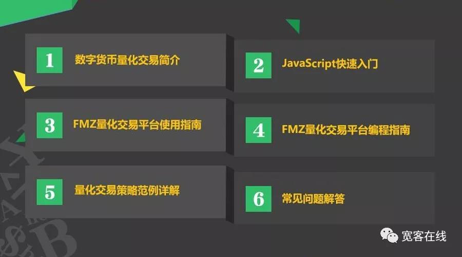 数字货币量化交易课程目录