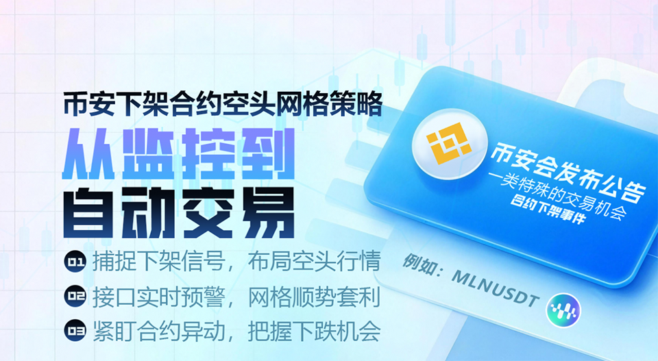 币安下架合约空头网格策略：从监控到自动交易