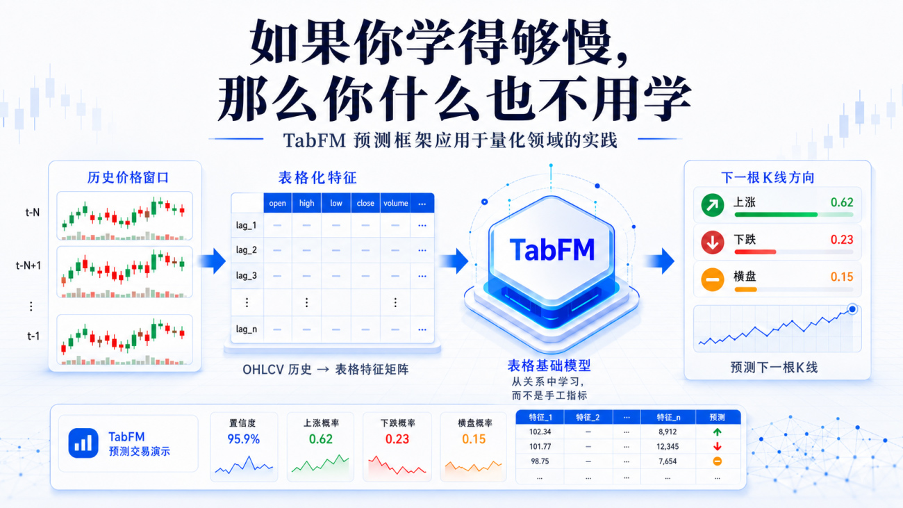 如果你学得够慢，那么你什么也不用学——TabFM-预测框架应用于量化领域的实践
