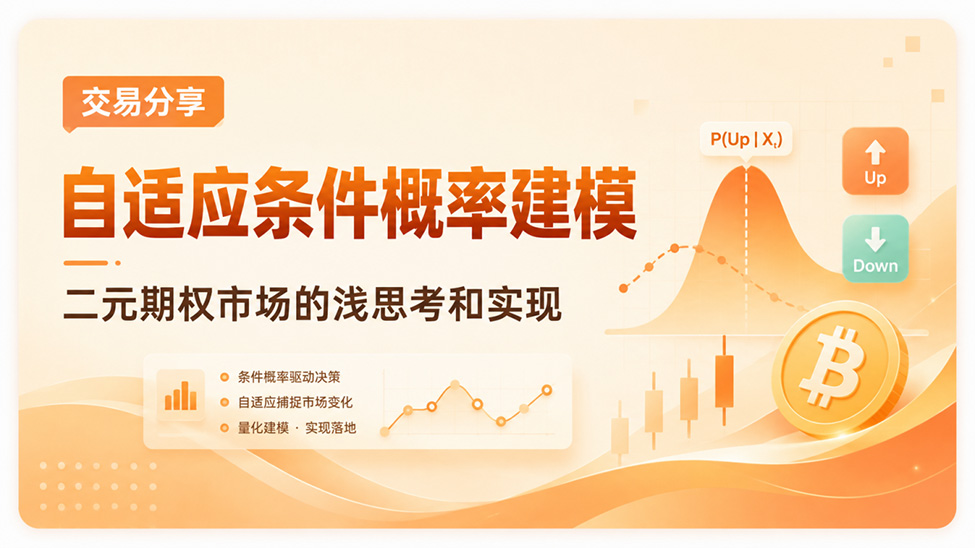自适应条件概率建模：二元期权市场的浅思考和实现